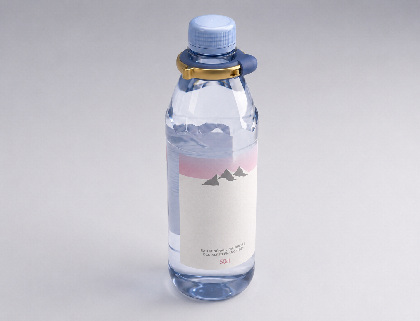 Flavor'ring on Evian bottle — B2B integration